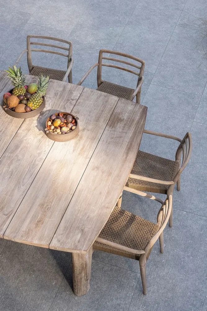 Lawn tables - Square Table Miguel - GOMMAIRE