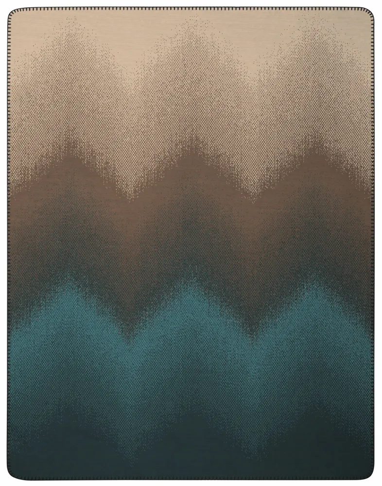 Throw blankets - Blanket Blue Fade - BIEDERLACK