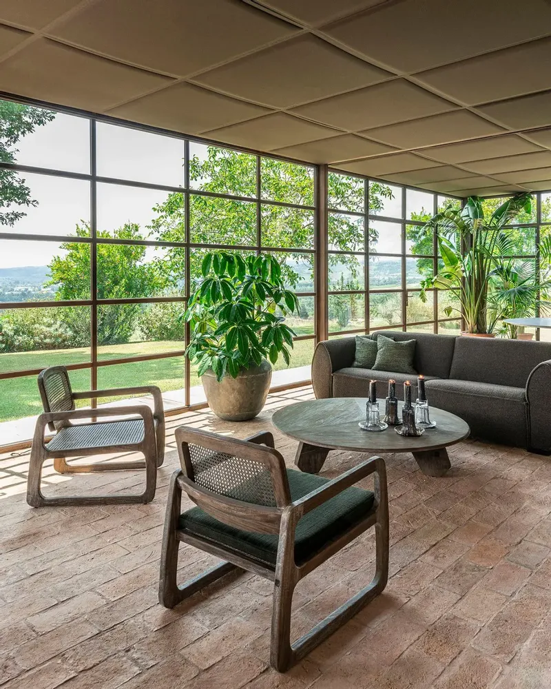 Lounge chairs - Easy chair Sally Open Weave - GOMMAIRE