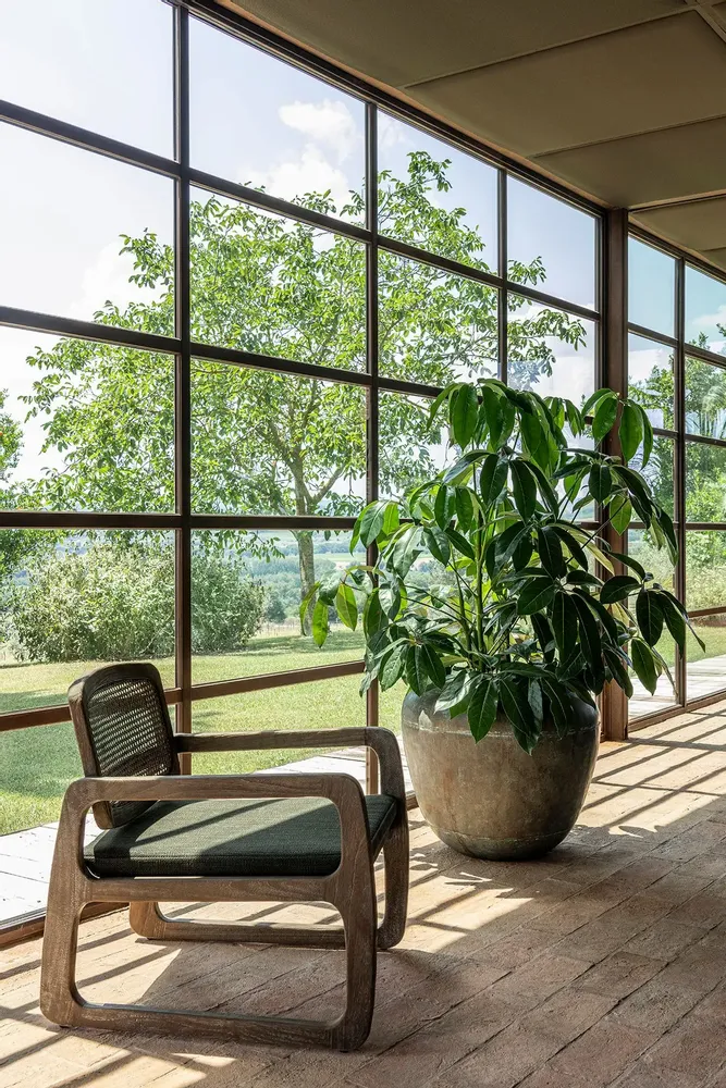 Lounge chairs - Easy chair Sally Open Weave - GOMMAIRE