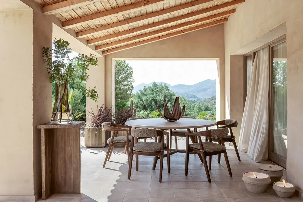 Lawn tables - Round Table Faye XL - GOMMAIRE