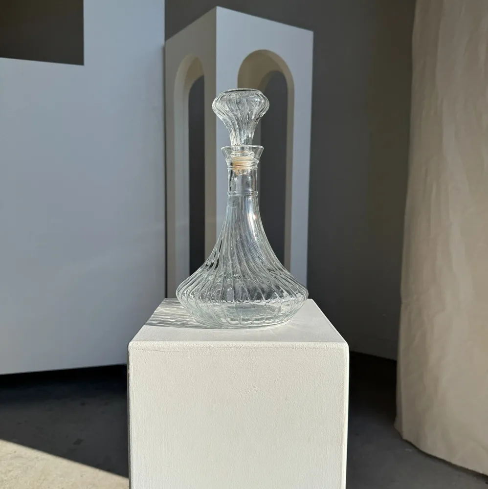 Carafes - Carafe à décanter en verre vintage style montgolfière H31 D18 - OFFICE OBJETS