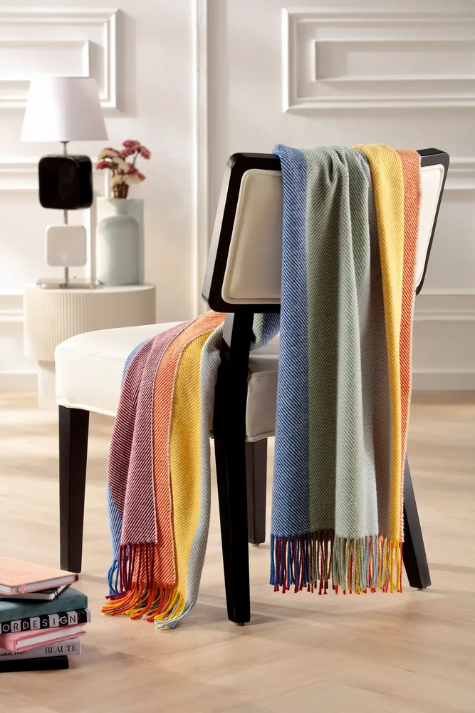 Throw blankets - Throw Colour Lines - BIEDERLACK