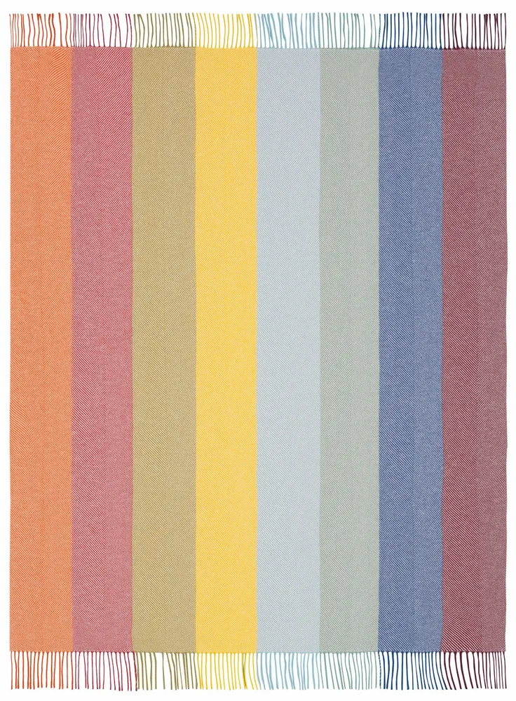 Throw blankets - Throw Colour Lines - BIEDERLACK