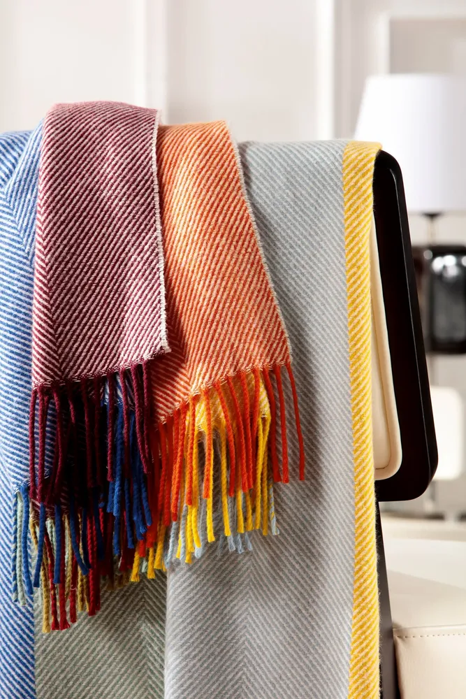 Throw blankets - Throw Colour Lines - BIEDERLACK