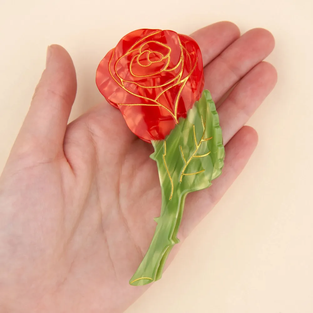 Hair accessories - Rose Hair Claw - COUCOU SUZETTE