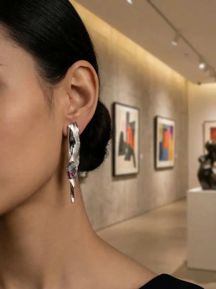 Bijoux - Boucles d'oreilles sirène - V UNIQUENESS FINE GREEK JEWELRY