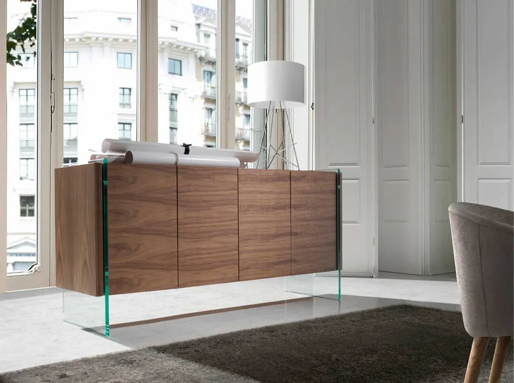 Mobilier et rangements pour bureau - Buffet en noyer - ANGEL CERDÁ