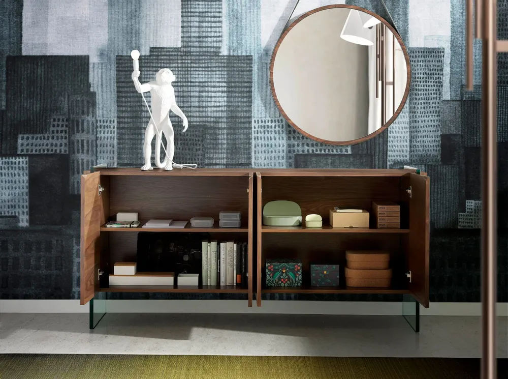 Mobilier et rangements pour bureau - Buffet en noyer - ANGEL CERDÁ