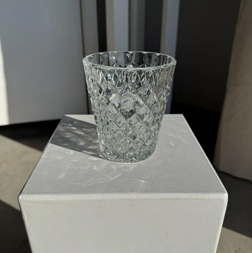 Carafes - H14 D12 Classic Vintage Mini Glass Ice Bucket - OFFICE OBJETS