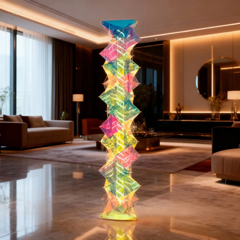 Floor lamps - Iridescent Monolith - ARTDECORIS