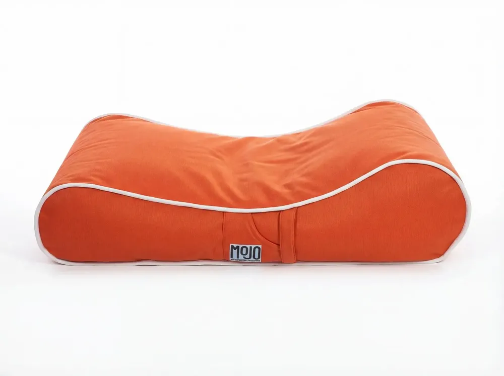 Deck chairs - MOJO SUNBED Orange/White Sun Lounger - MOJO BORN TO CHILL