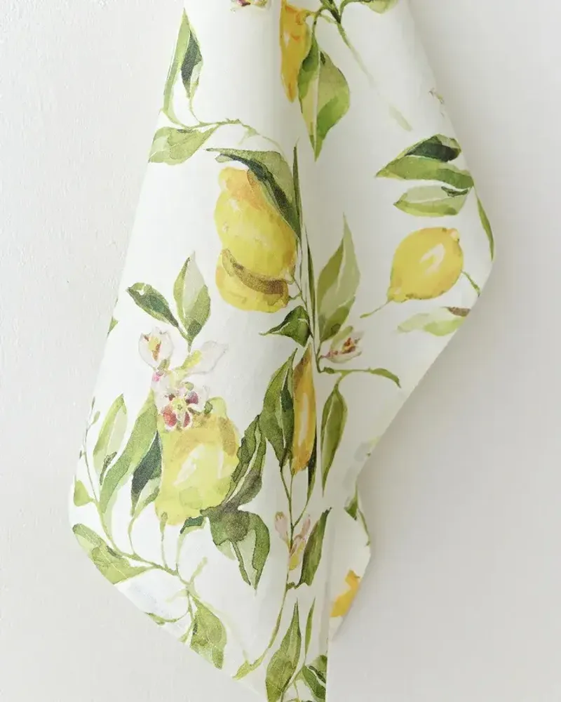 Torchons - Torchon en lin imprimé Jardin d’agrumes - MAGICLINEN