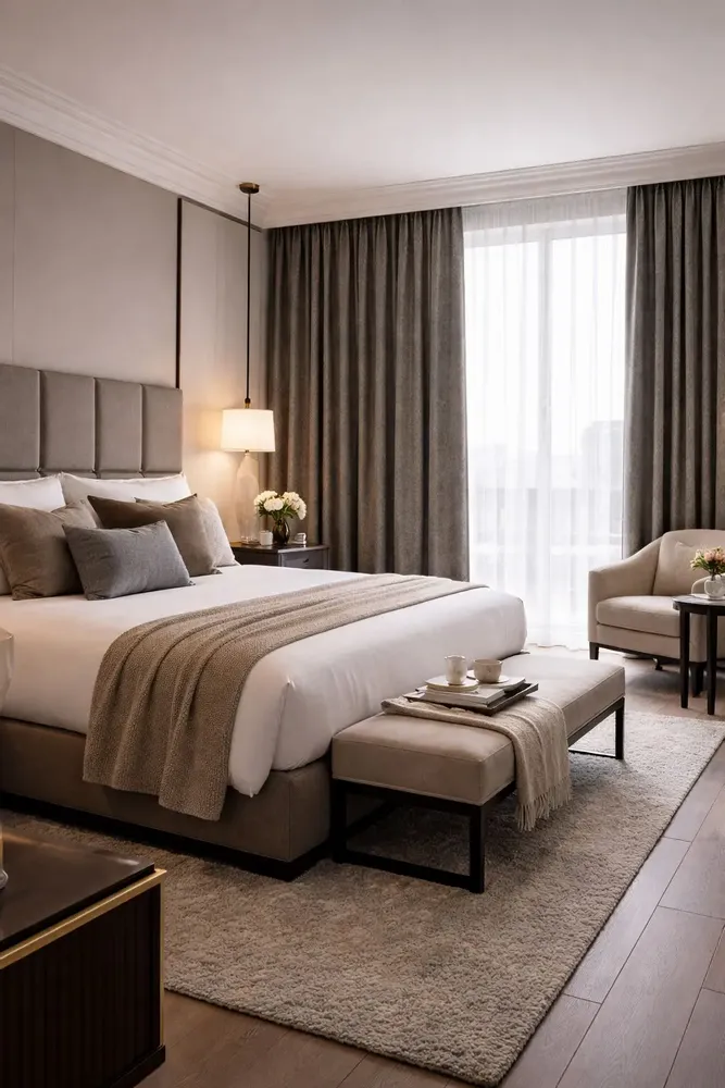 Fenêtres - Feutre de laine comme rideaux - HOLLANDFELT