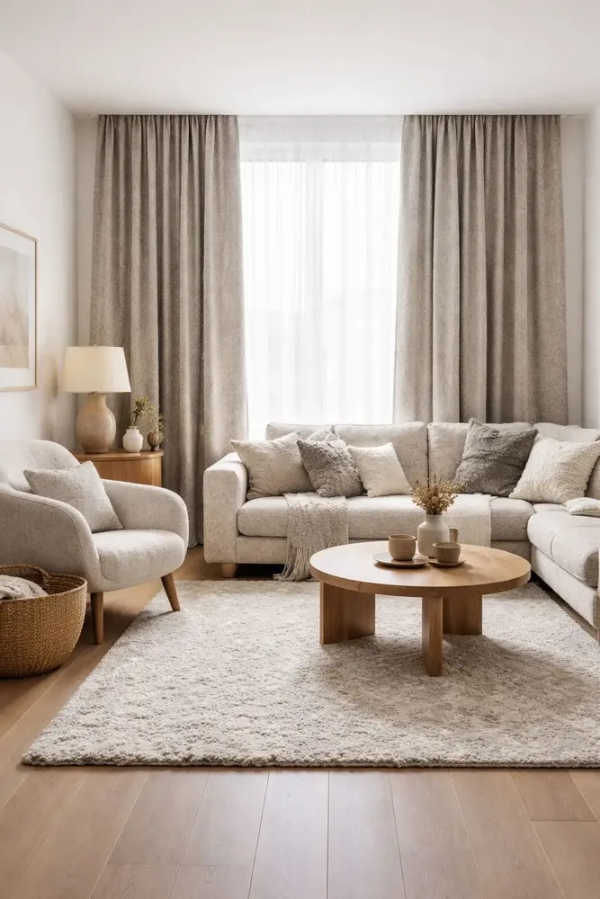 Fenêtres - Feutre de laine comme rideaux - HOLLANDFELT