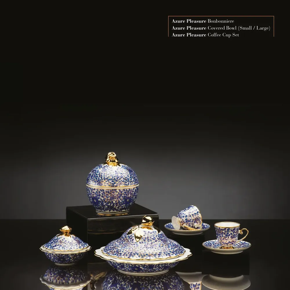 Bowls - Azure Pleasure Bonbonniere - ANATOLI