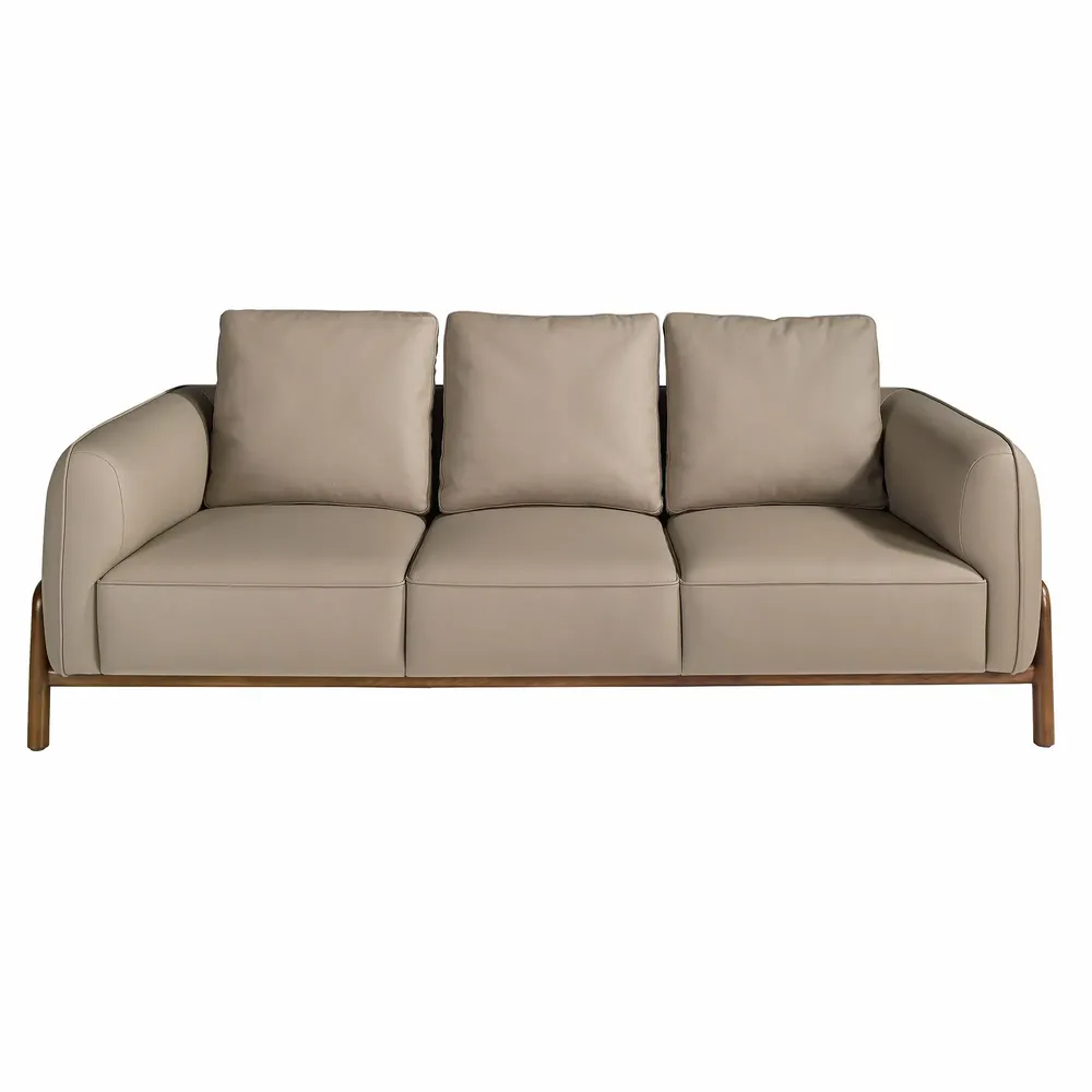 Sofas - 2-seater sofa in mink leather - ANGEL CERDÁ