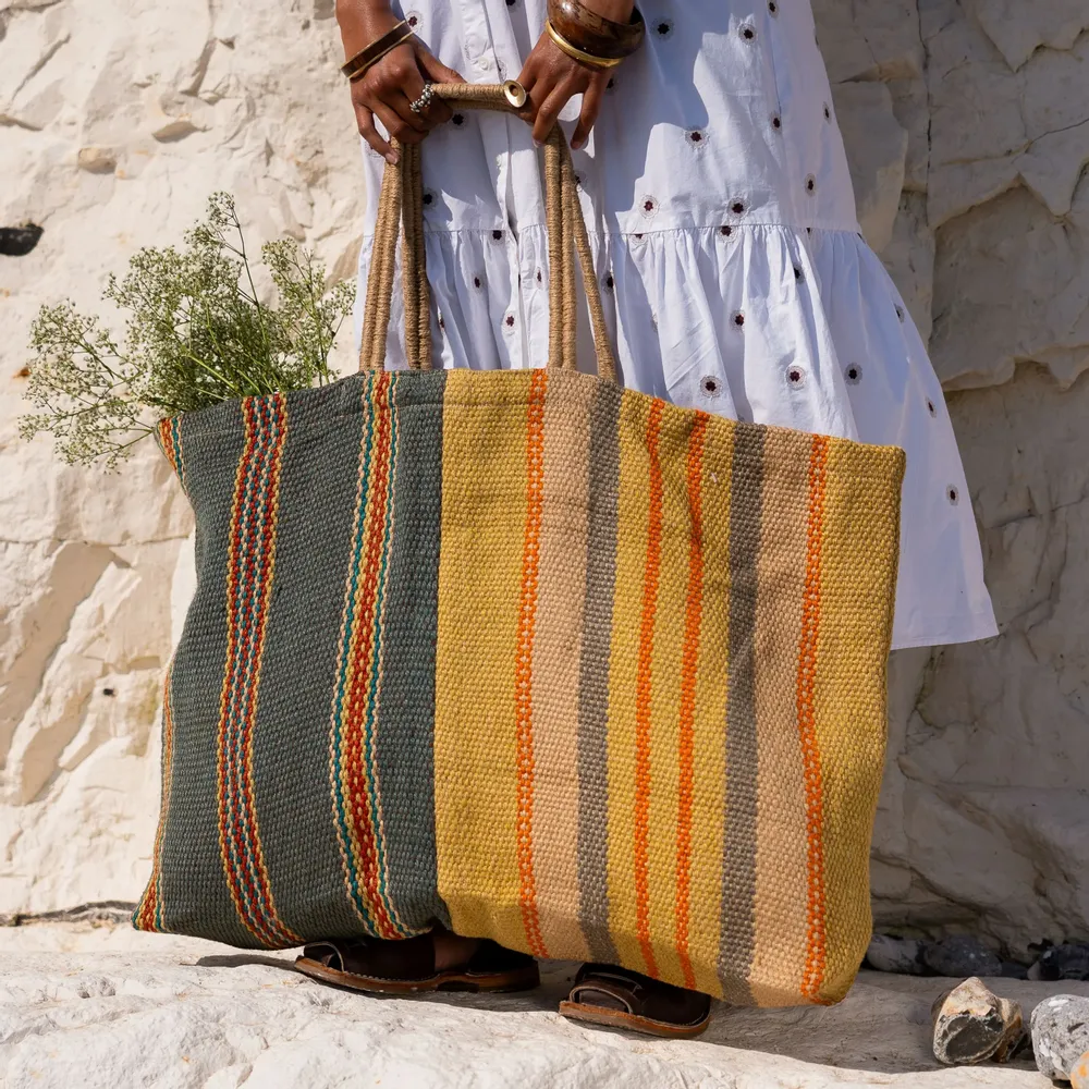 Bags and totes - Long handled extra large bag - MAISON BENGAL