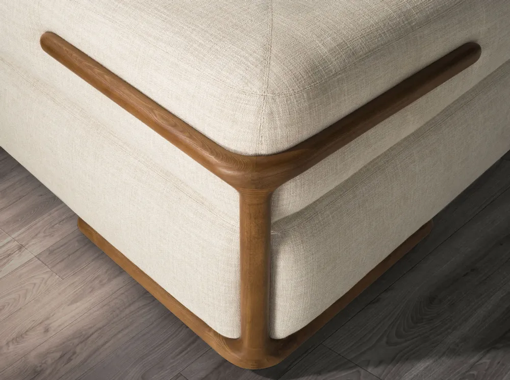 Sofas - 3-seater sofa upholstered in off-white fabric - ANGEL CERDÁ