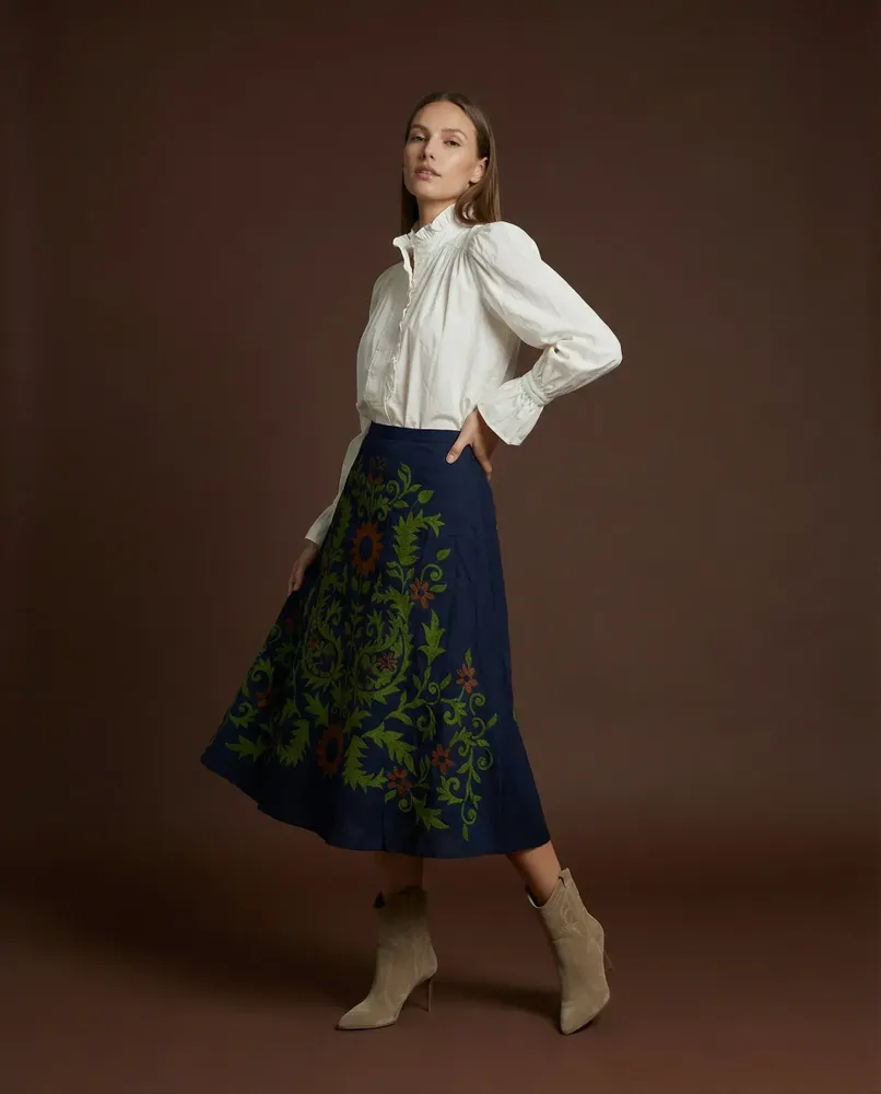 Prêt-à-porter - 120 . JUPE LONG NOA - STELLA FOREST