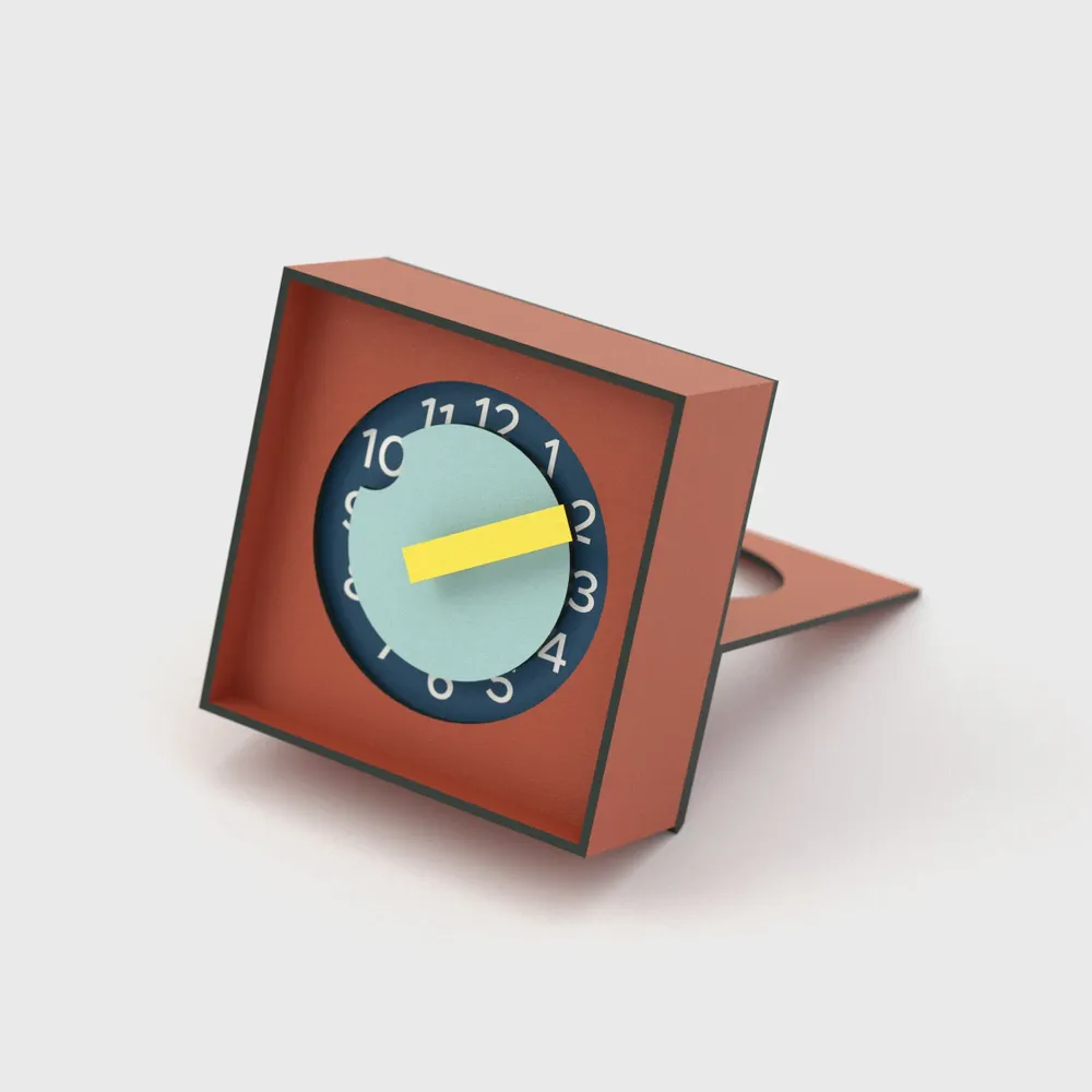 Clocks - Jikan Clock - Red - PAPER FOR PAPER