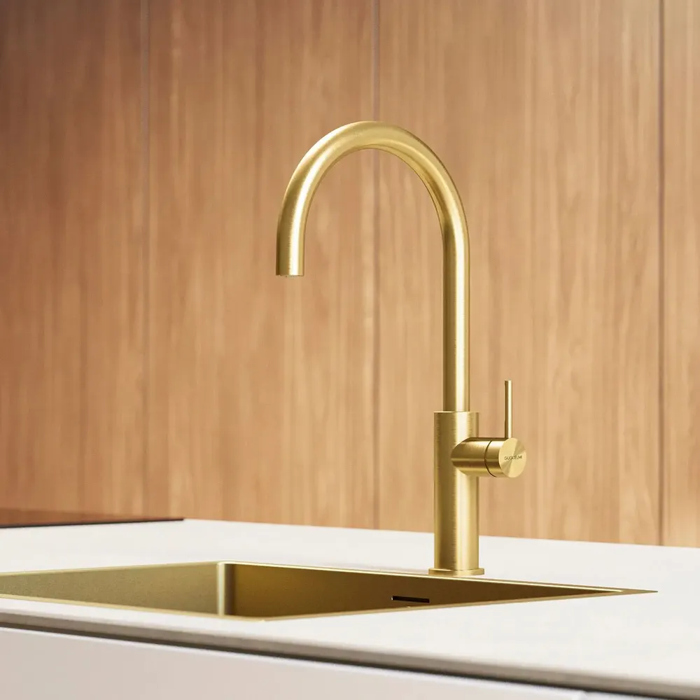 Kitchen taps - NOVO INOX - Stainless Steel Kitchen Mixers - GUGLIELMI SPA RUBINETTERIE