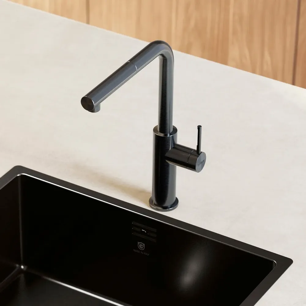 Kitchen taps - NOVO INOX - Stainless Steel Kitchen Mixers - GUGLIELMI SPA RUBINETTERIE
