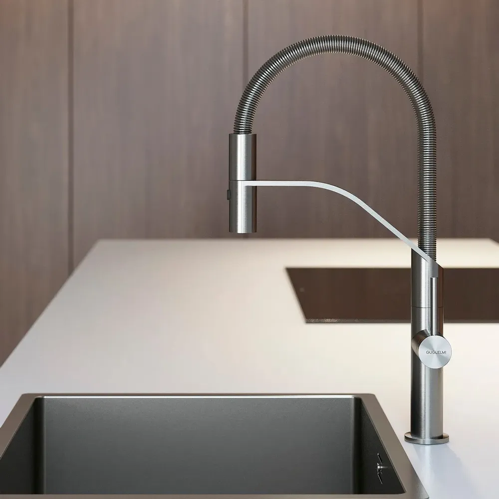 Kitchen taps - NOVO INOX - Stainless Steel Kitchen Mixers - GUGLIELMI SPA RUBINETTERIE