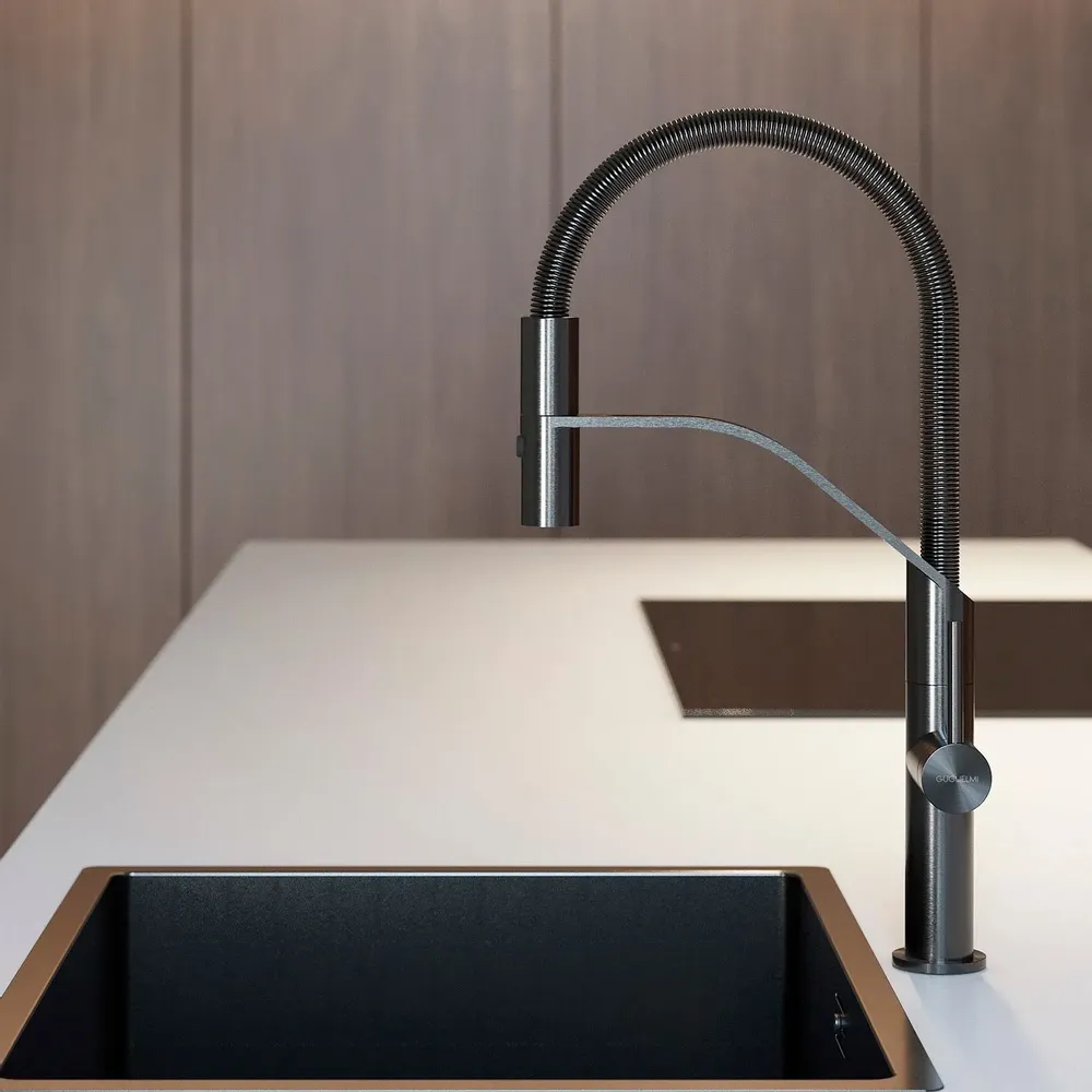 Kitchen taps - NOVO INOX - Stainless Steel Kitchen Mixers - GUGLIELMI SPA RUBINETTERIE