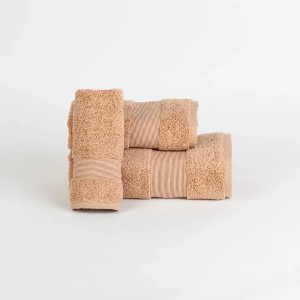 Serviettes de bain - Serviette Petra 30/50cm, beige - DILIOS