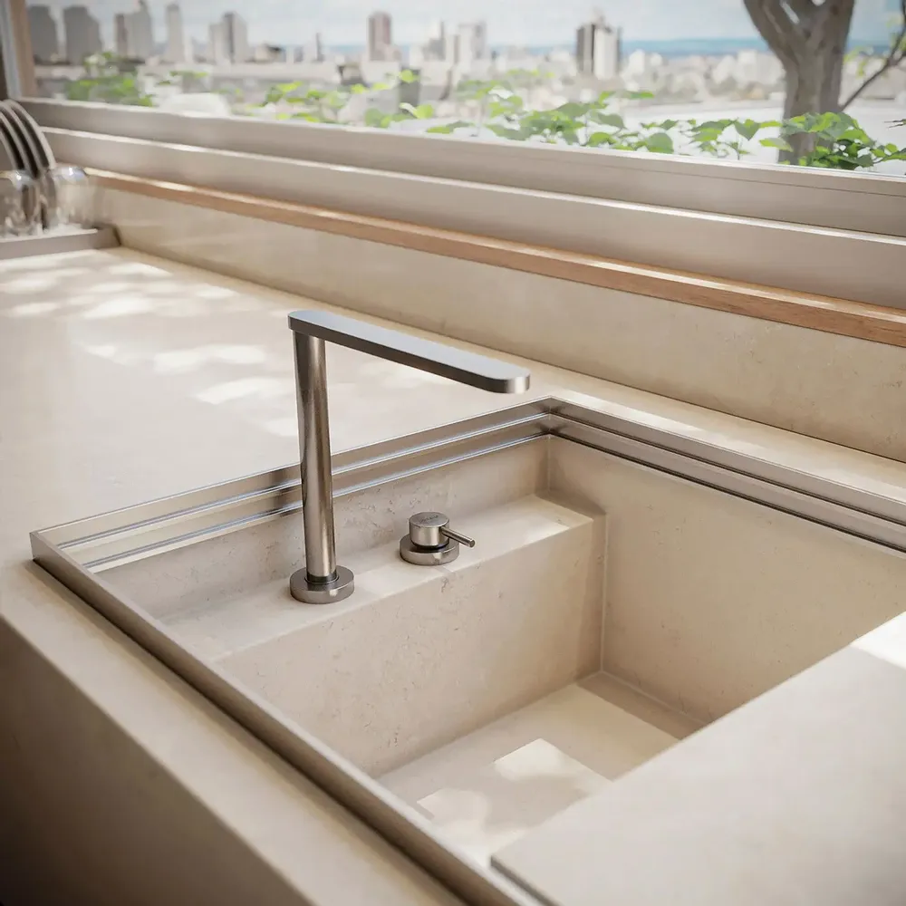 Kitchen taps - Telescopic Mixers - GUGLIELMI SPA RUBINETTERIE