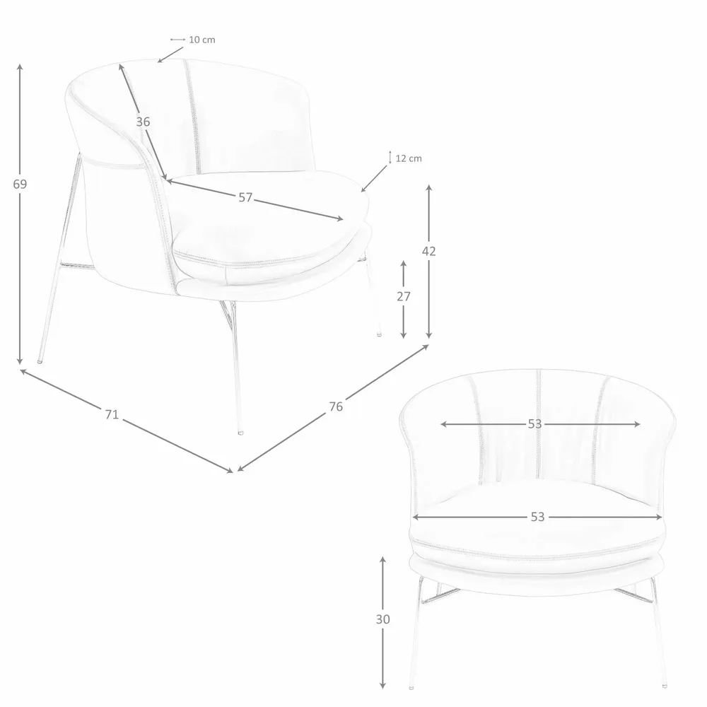 Fauteuils - Fauteuil en similicuir marron - ANGEL CERDÁ