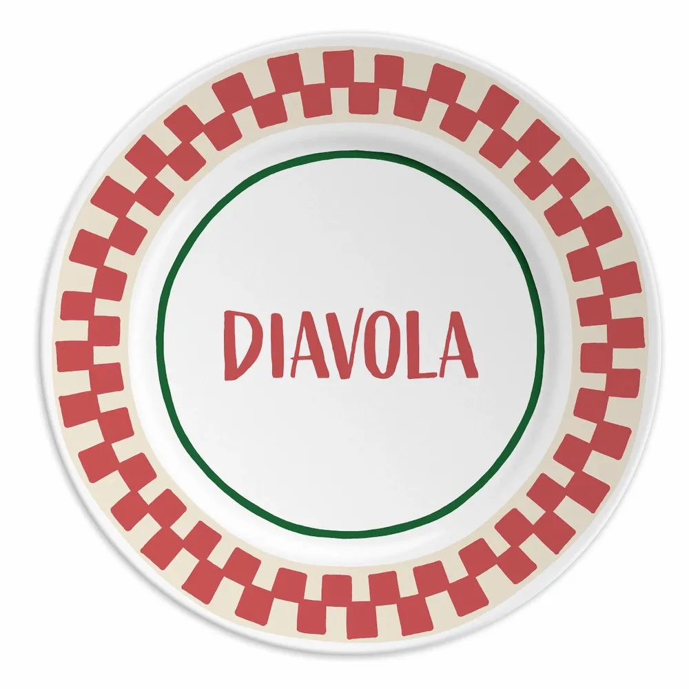 Assiettes au quotidien - ASSIETTE 21 DIAVOLA - ILARIA.I