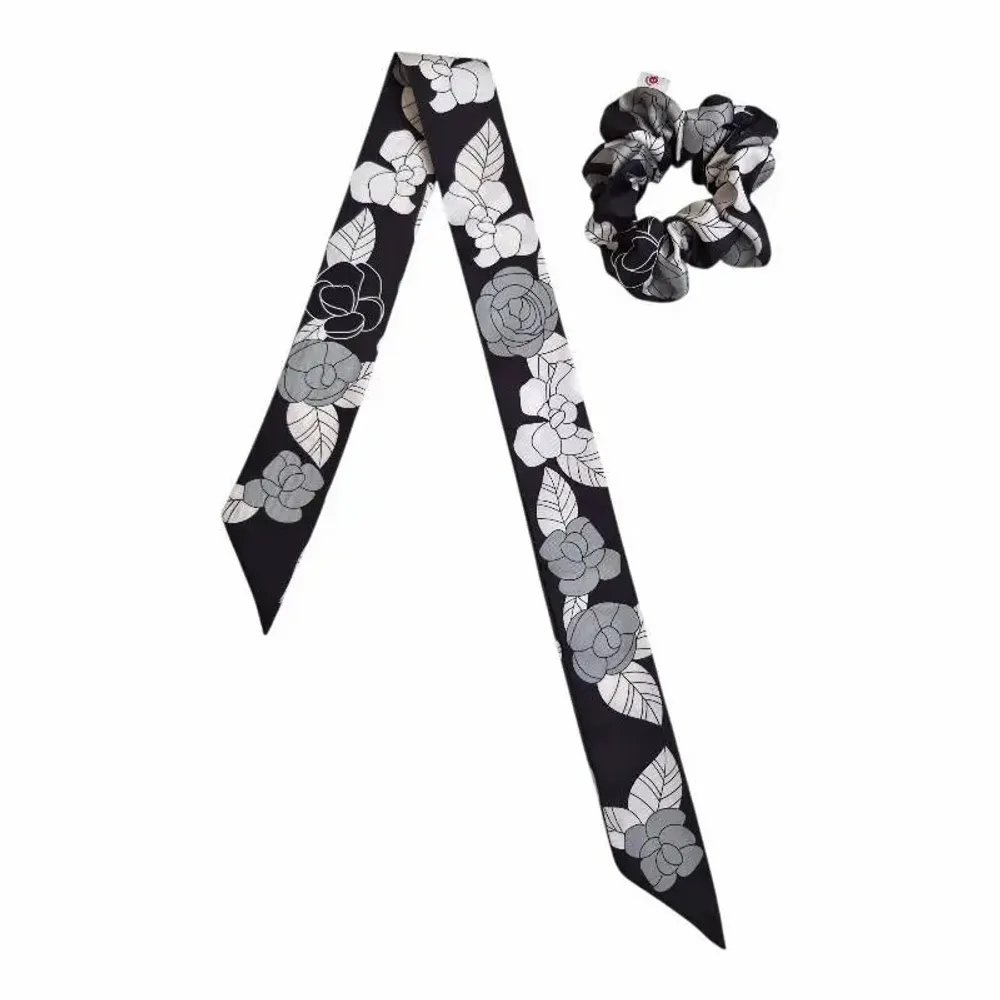 Hair accessories - Chouchou + lavallière Tutti-frutti peony - MAISON FITZGERALD