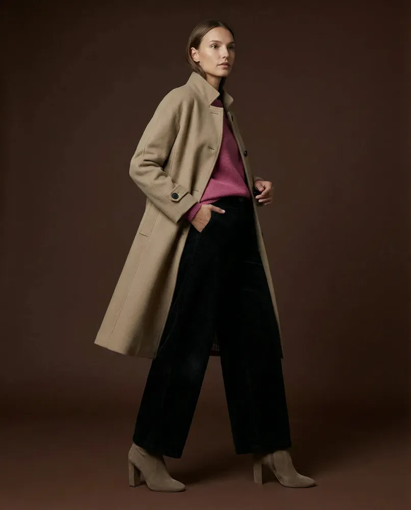 Prêt-à-porter - 713 . MANTEAU LONG ML NATY - STELLA FOREST