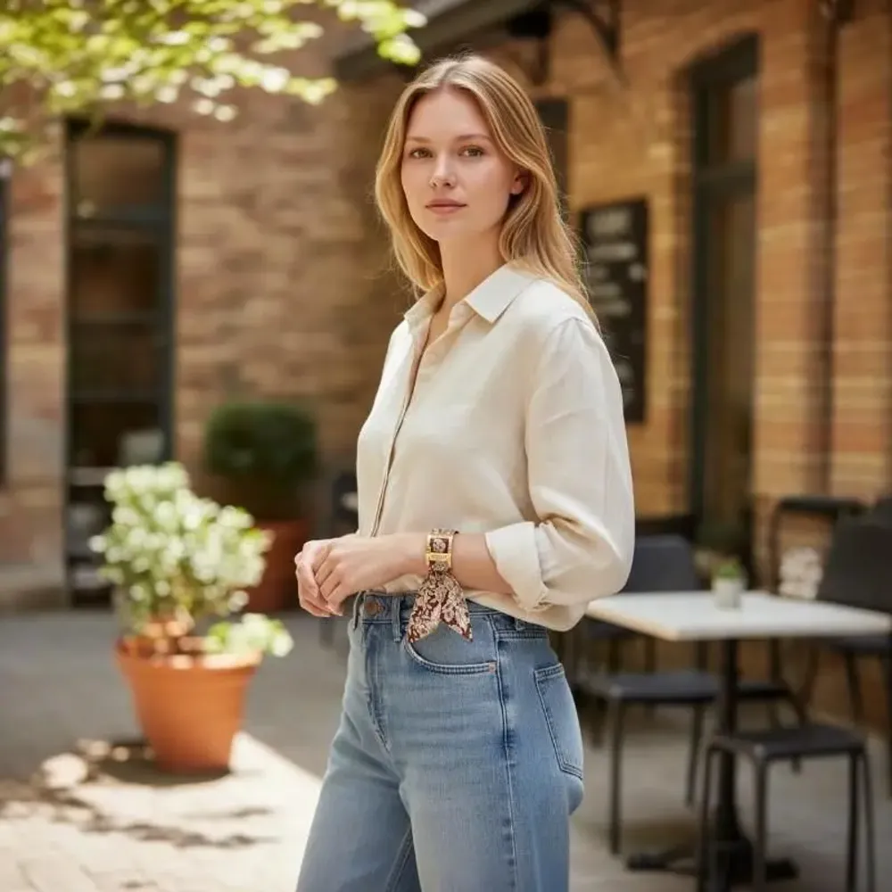 Bijoux - Manchette à motif pivoine Giorgia - MAISON FITZGERALD