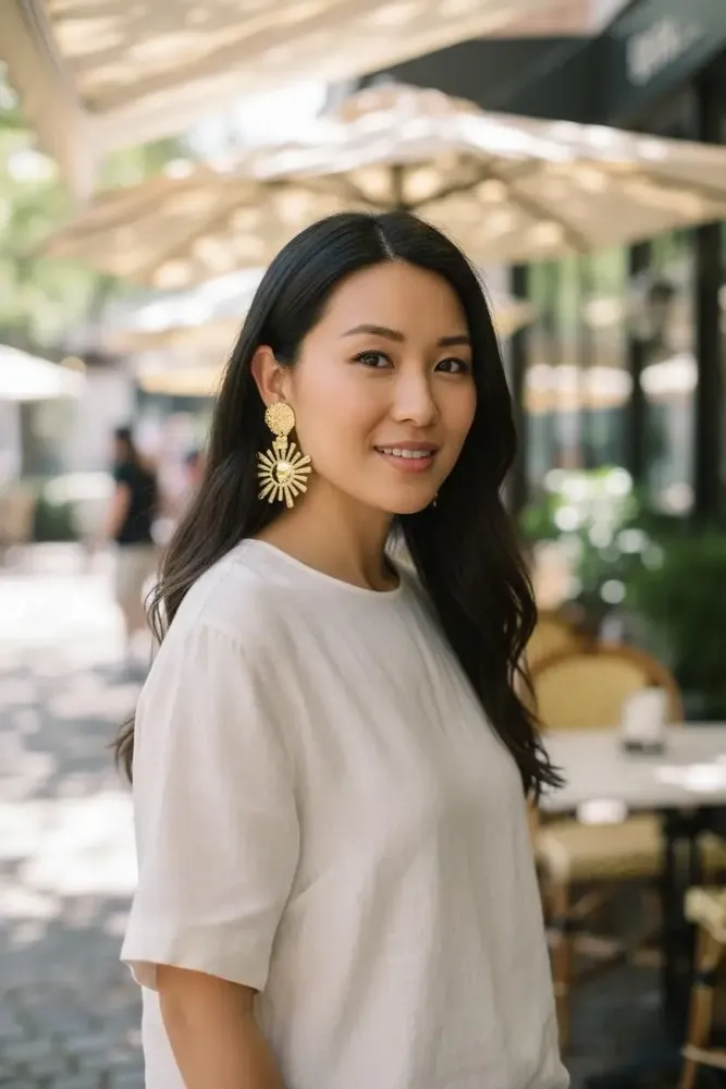 Jewelry - 01-Pop Arty Golden Sun Clip - MAISON FITZGERALD