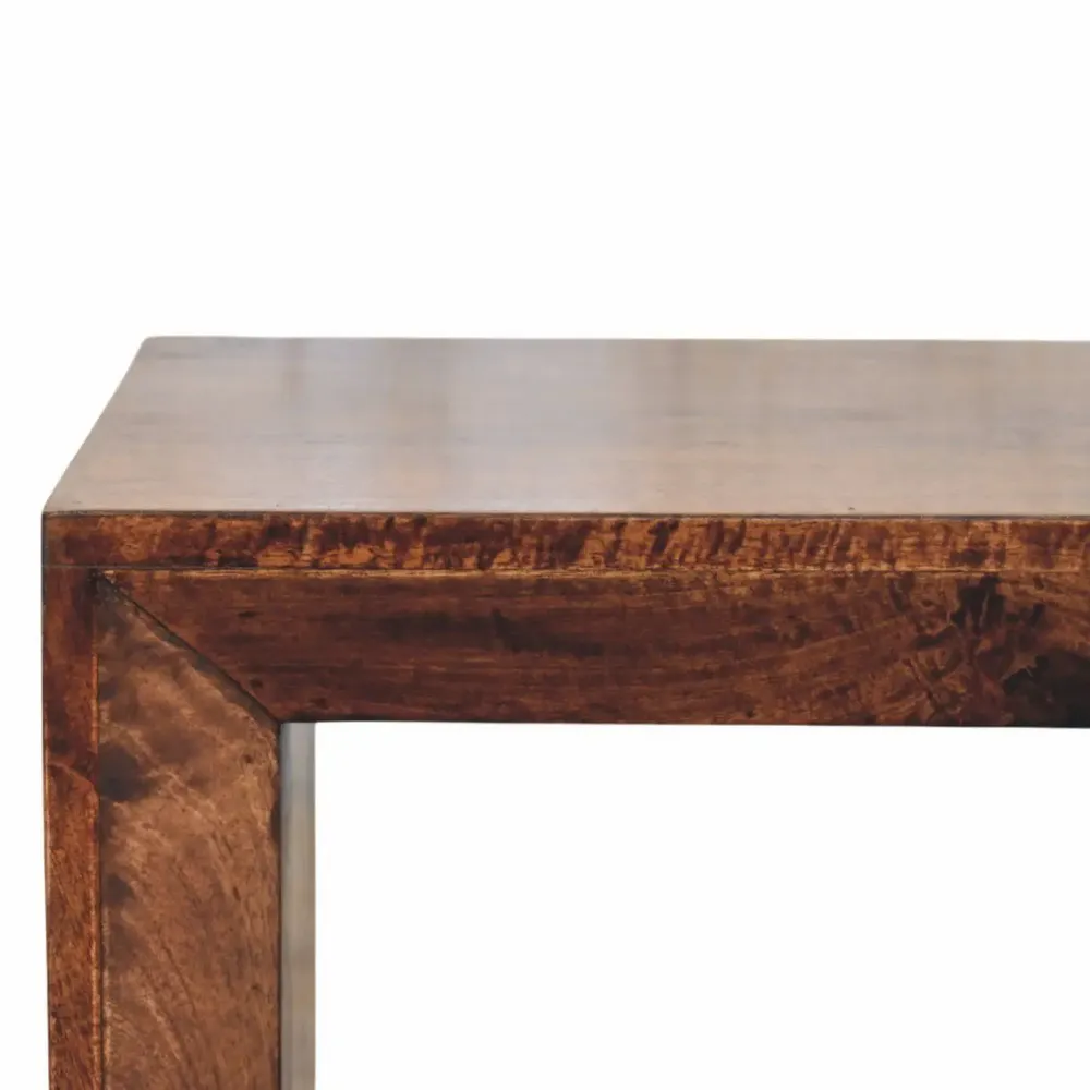 Autres tables  - Artisan Furniture Solid Wood Table d'appoint Solis ouverte en noyer californien - ARTISAN FURNITURE