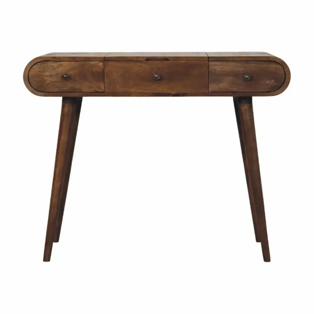 Tableaux - Artisan Furniture Solid Wood Coiffeuse Contour Curve - ARTISAN FURNITURE