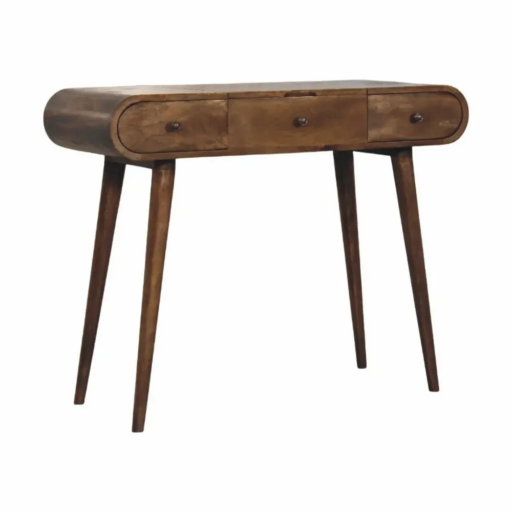 Tableaux - Artisan Furniture Solid Wood Coiffeuse Contour Curve - ARTISAN FURNITURE