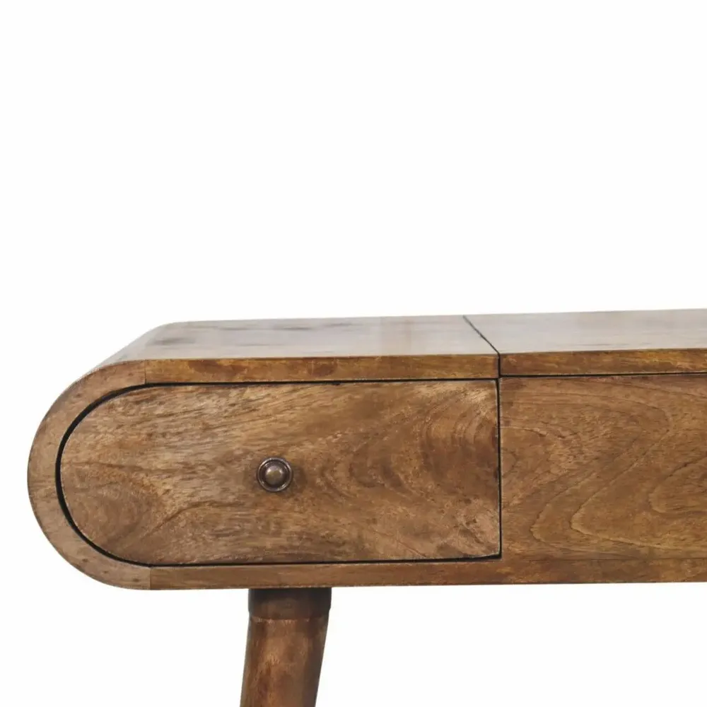 Tableaux - Artisan Furniture Solid Wood Coiffeuse Contour Curve - ARTISAN FURNITURE
