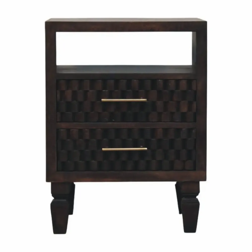 Night tables - Artisan Furniture Solid Wood Arno Bedside - ARTISAN FURNITURE