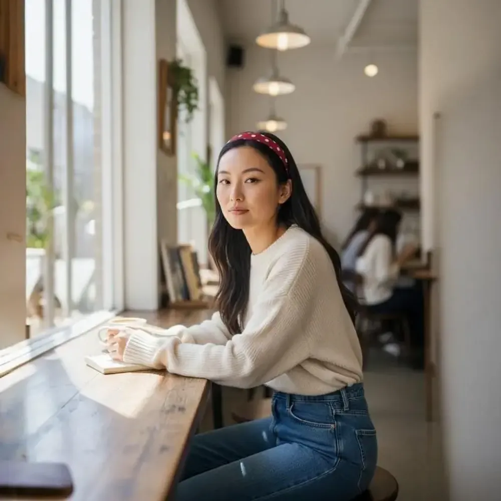 Serre-tête - Serre-tête Renata classique motifs Pois. - MAISON FITZGERALD