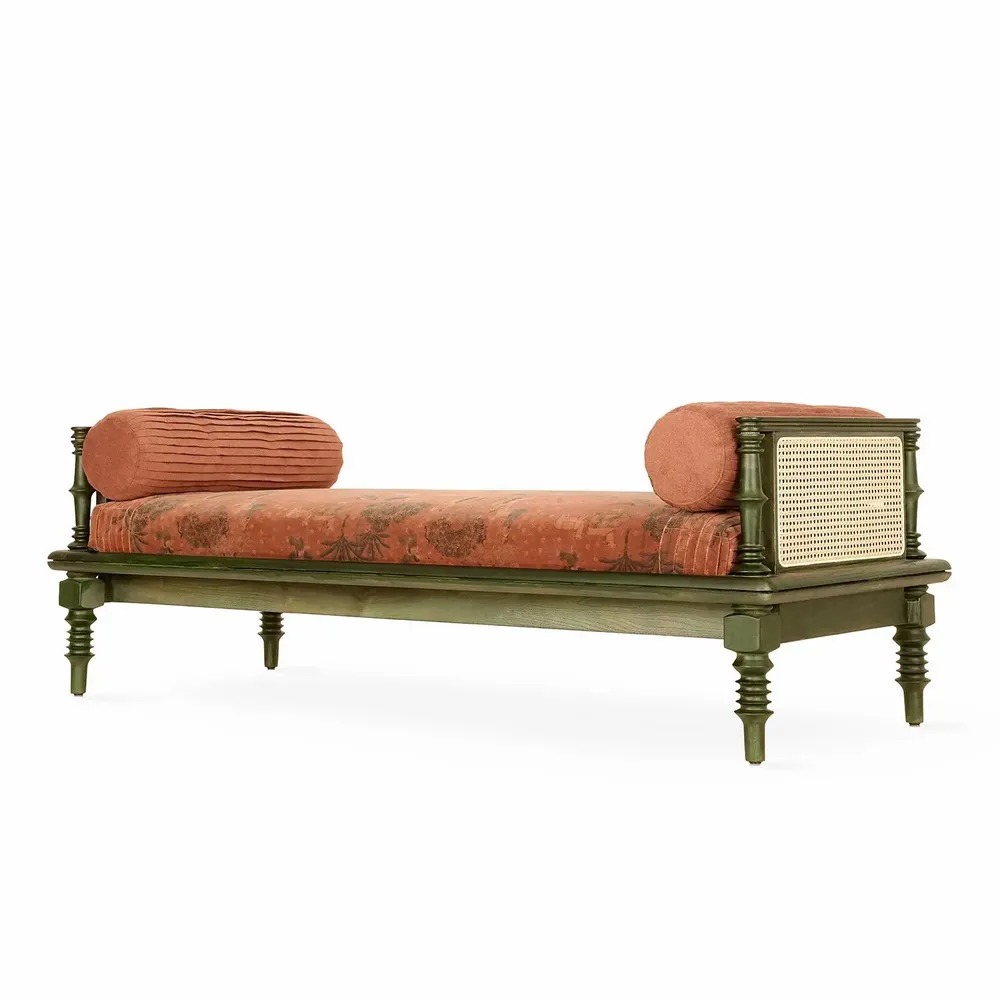 Méridiennes - Megah - Lit de jour en teck - ALANKARAM