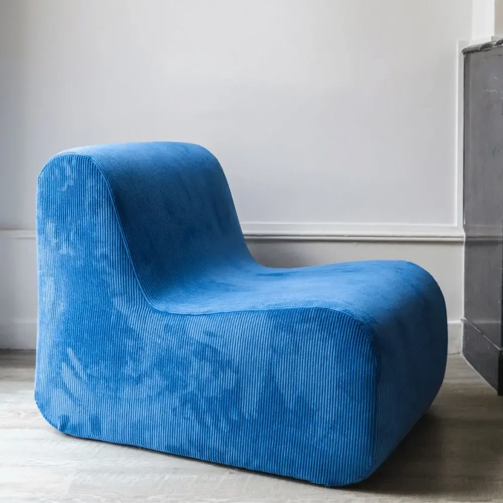 Armchairs - CHAUFFEUSE MODULABLE BLEU ROI - MAISON JEUDI