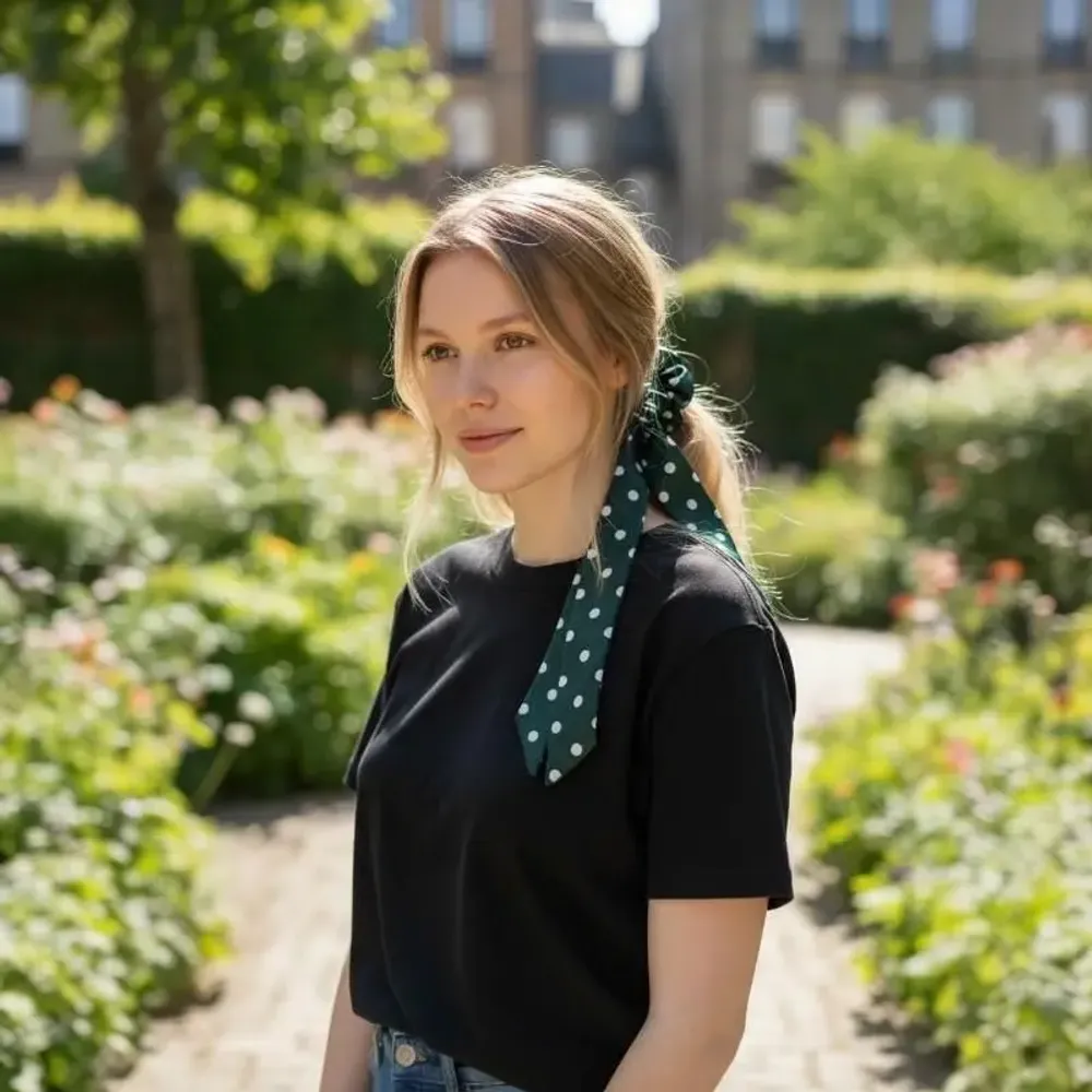 Hair accessories - Tutti-frutti Pea scrunchie - MAISON FITZGERALD