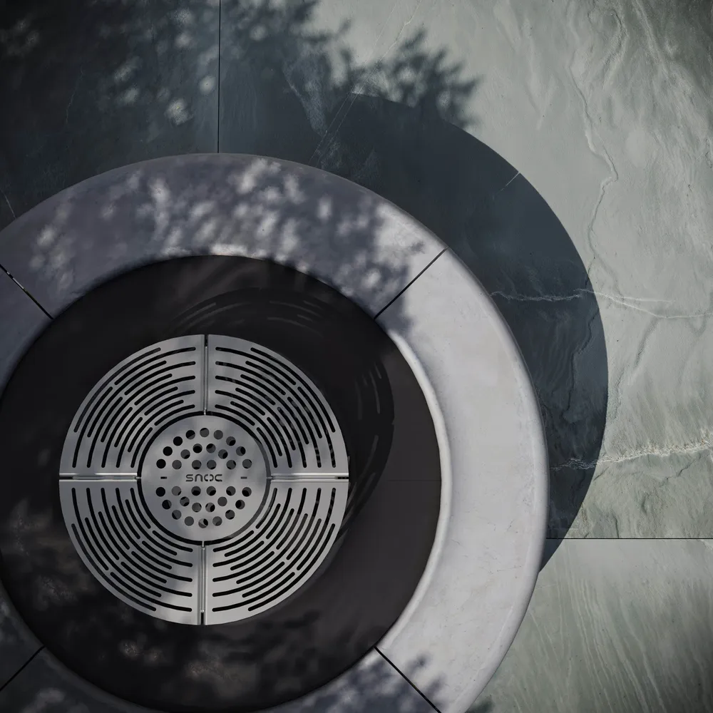 Cheminées d'extérieur - Foyer rond Caldera - SNOC