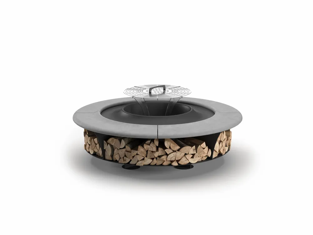 Cheminées d'extérieur - Foyer rond Caldera - SNOC