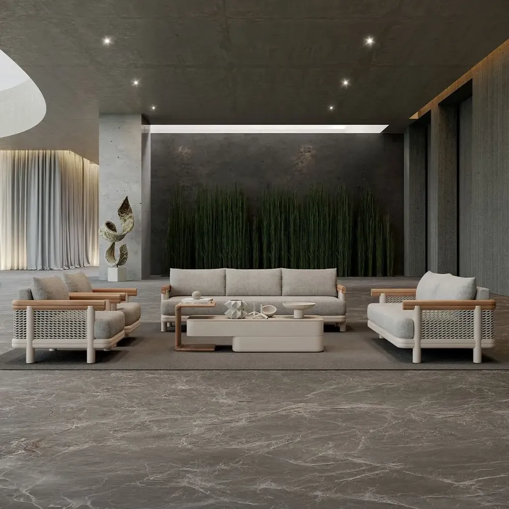 Canapés de jardin - Ensemble de salon Alvo - SNOC