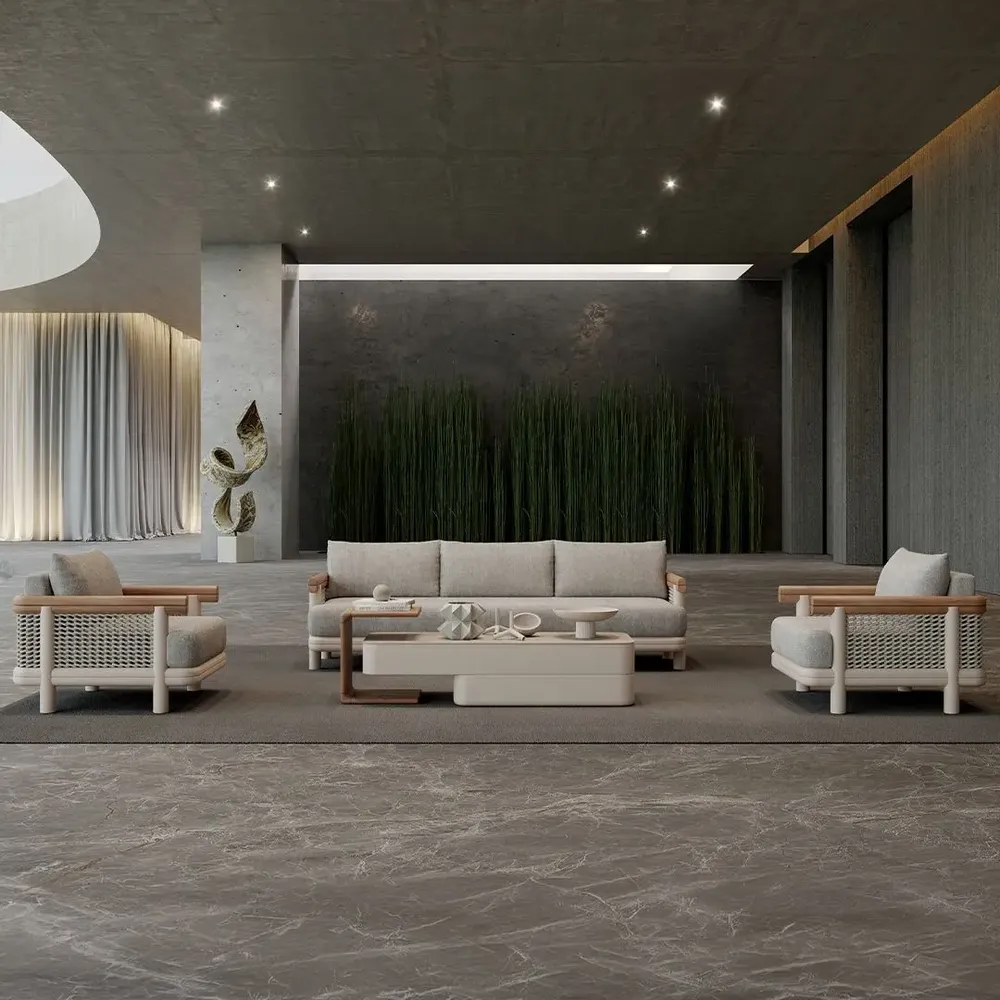 Canapés de jardin - Ensemble de salon Alvo - SNOC